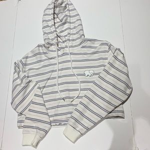 Ivory Ella Cropped Sweatshirt